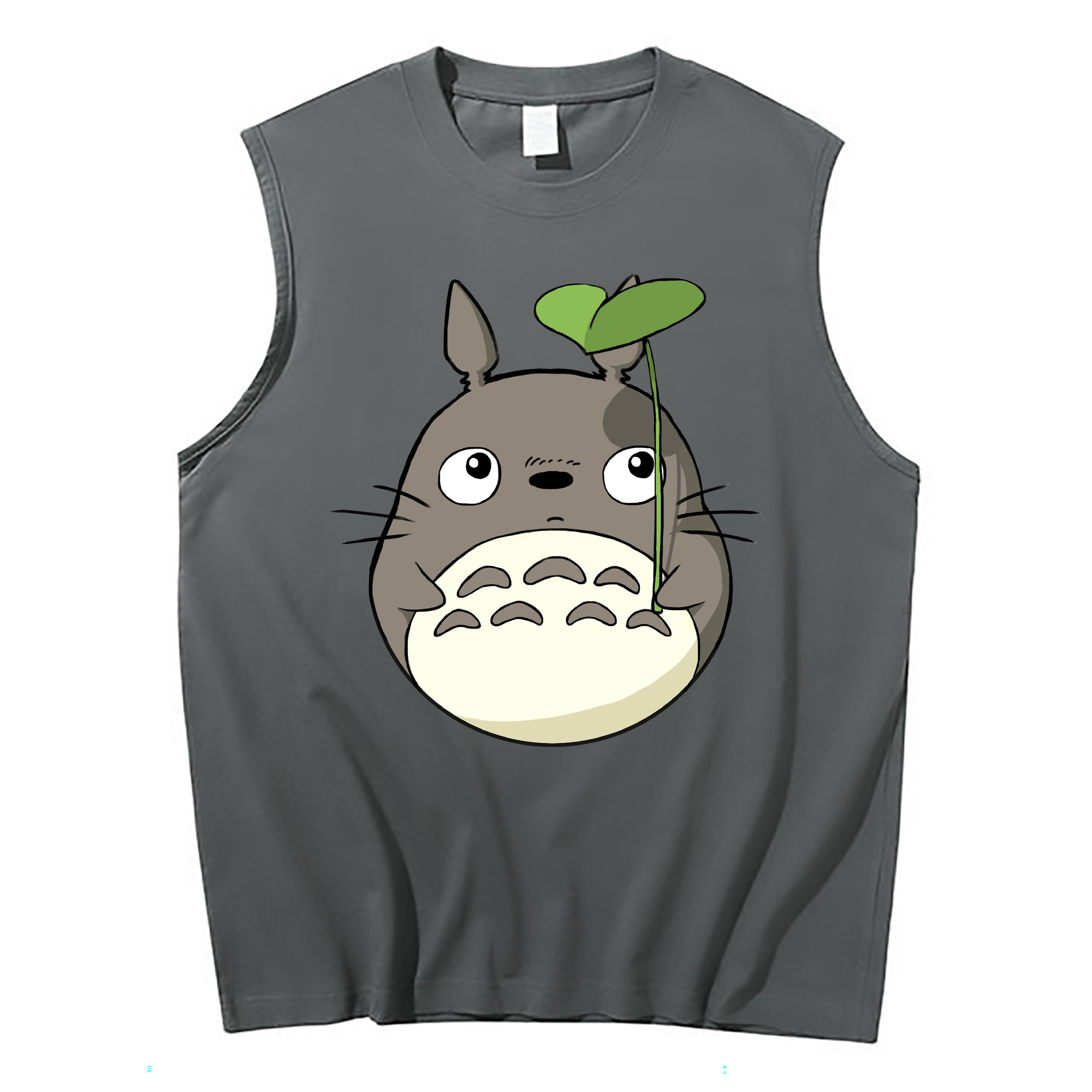 （画像用） となりのトトロ 草壁メイ 草壁サツキ My Neighbor Totoro Satsuki Kusakabe Mei Kusakabe コットン100％タンクトップ（フロントプリント）